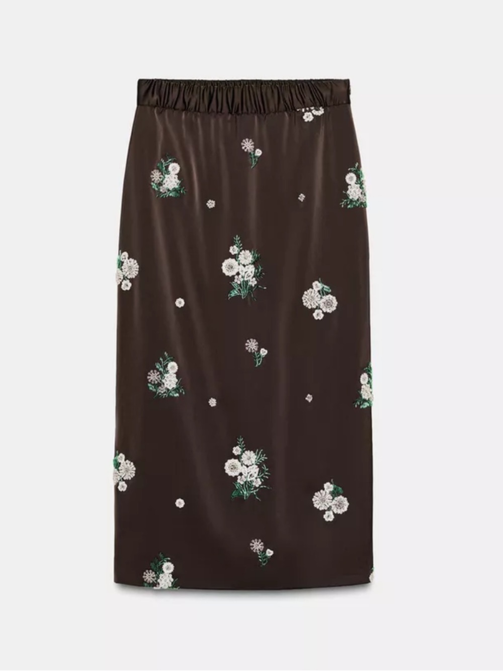 Zara NWT ZW Collection Limited Edition sequin embroidered midi skirt 2731/271 - Picture 4 of 14